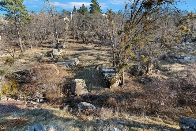 a view of lot of trees and houses