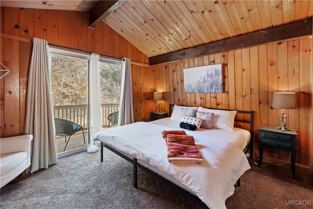 a view of balcony with wooden floor