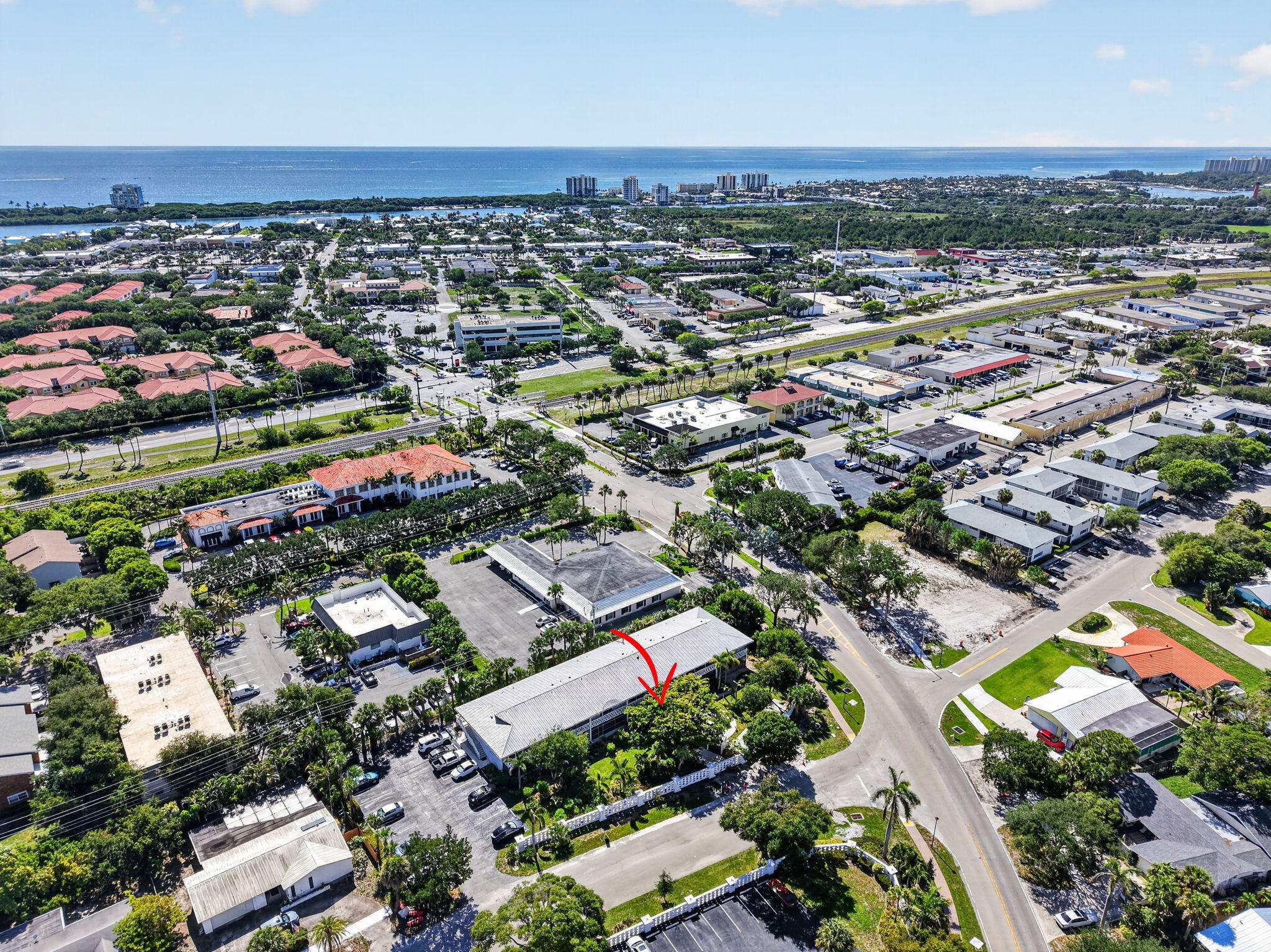 91 Willow Road, Unit 104 Tequesta, FL 33469 - Photo 23 of 25 Aerial View