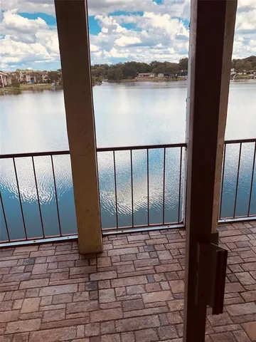 a view of balcony with hardwood