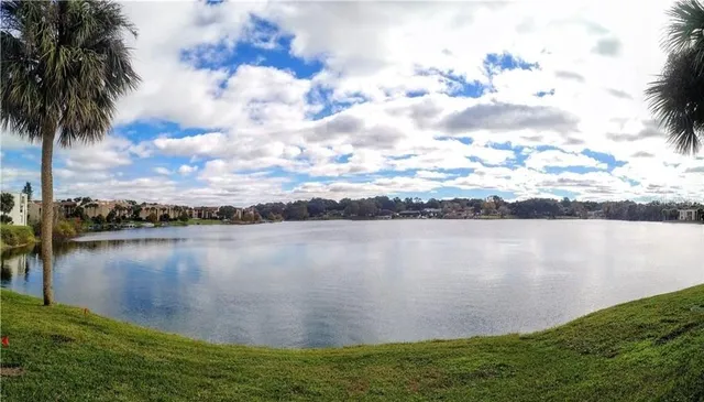 a view of a lake from a lake
