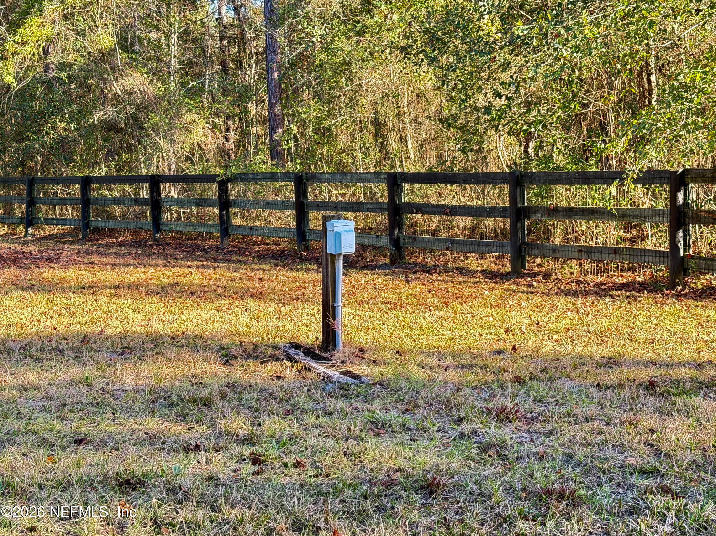 226 Towers Ranch Drive St. Augustine, FL 32092 - Photo 34 of 36 a view of a yard with wooden fence