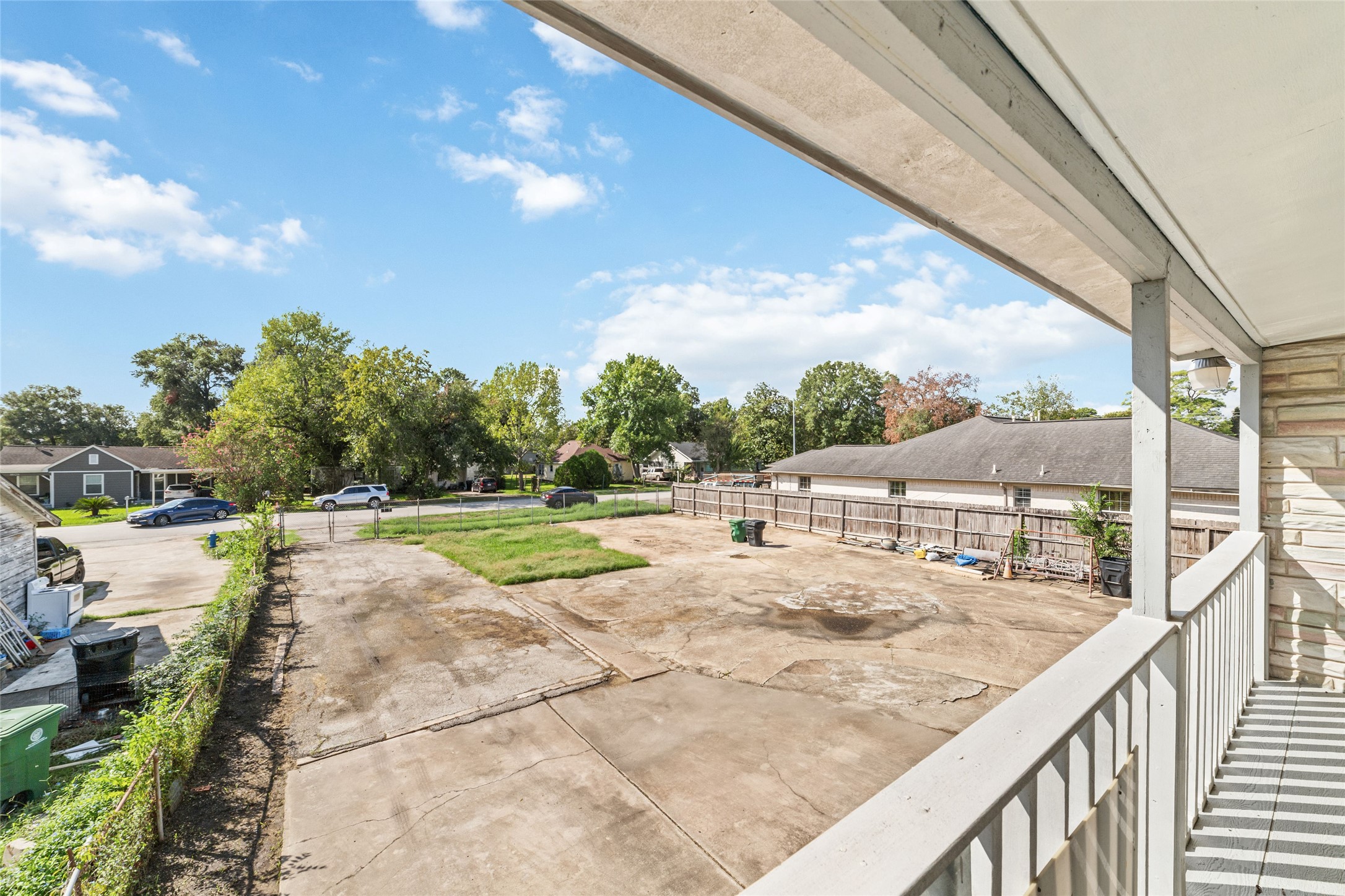 8023 Findlay Street Houston, TX 77017 - Photo 23 of 24 a view of an outdoor space and swimming pool