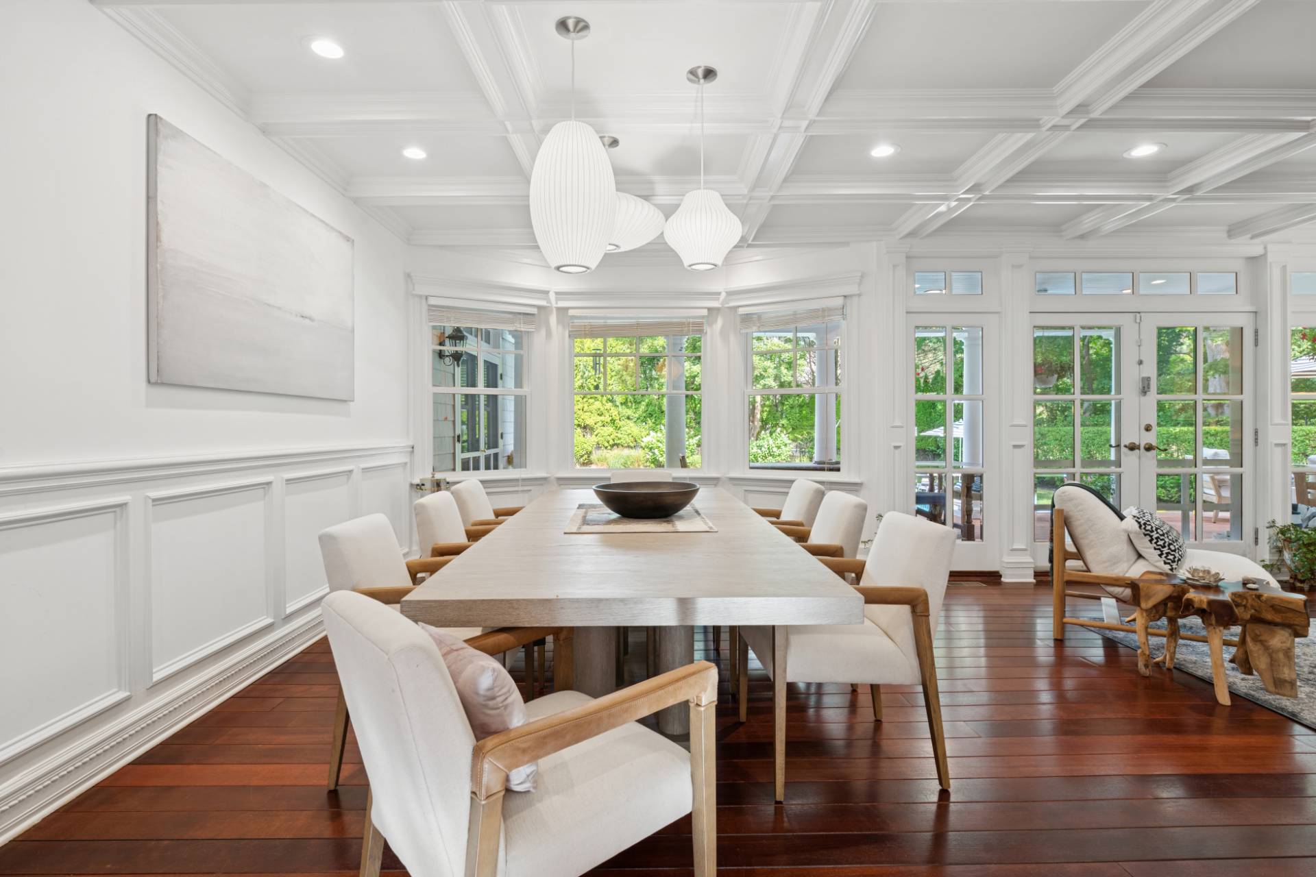 Undisclosed Address Remsenburg, NY 11960 - Photo 29 of 35 a view of a dining room with furniture window and outside view