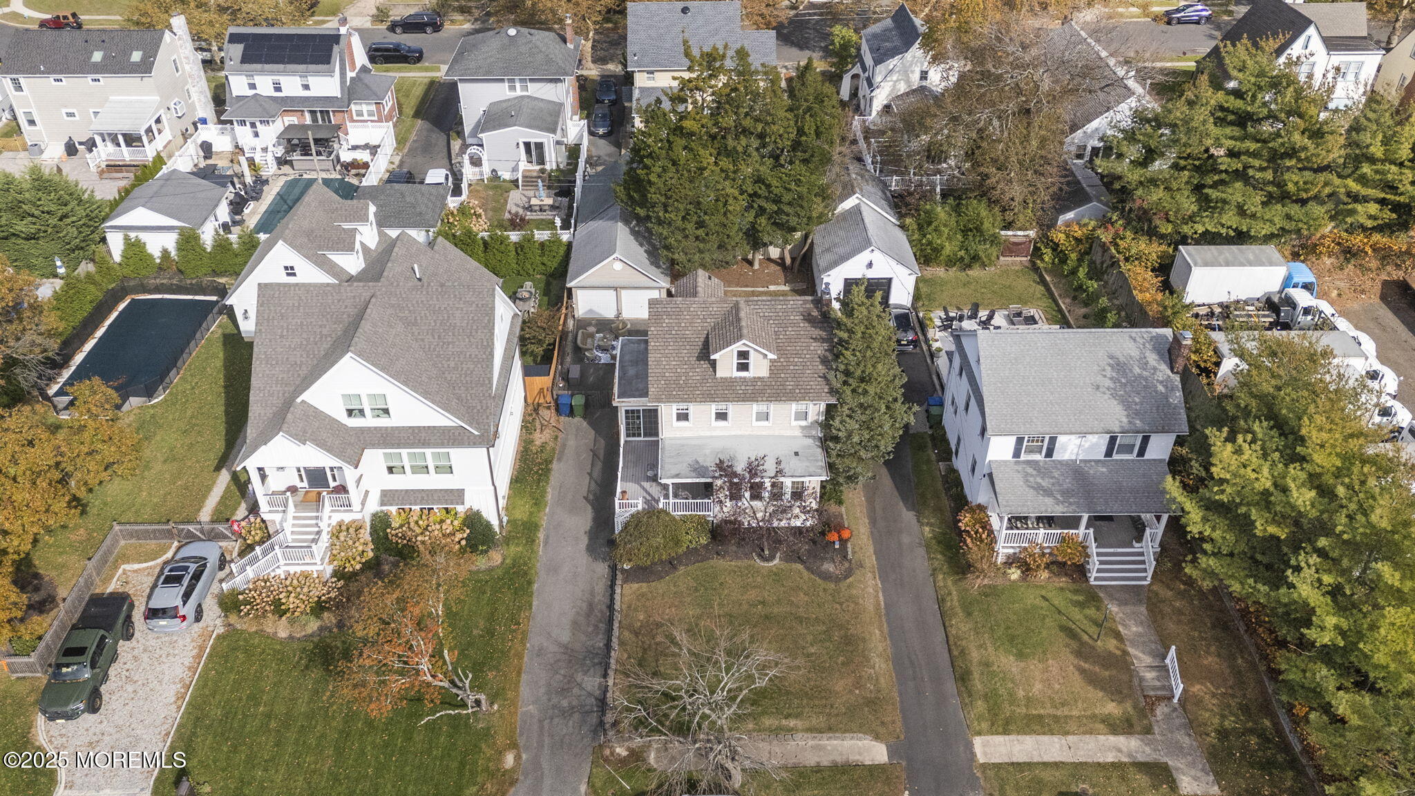 22 Albany Road Neptune Township, NJ 07753 - Photo 28 of 40 an aerial view of residential houses with outdoor space