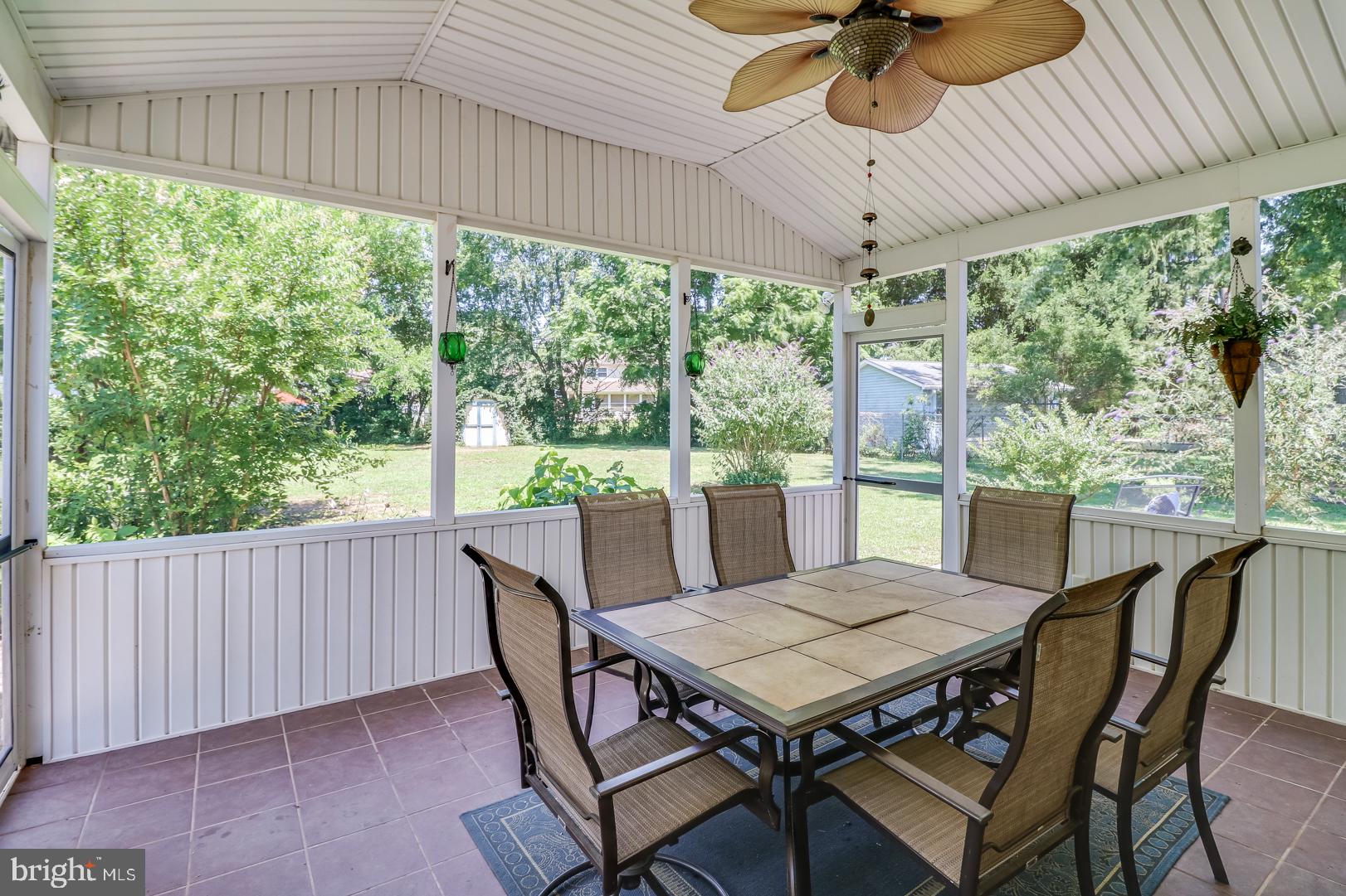 313 Alder Road Dover, DE 19904 - Photo 32 of 37 Screened Porch w/ Ceiling Fan