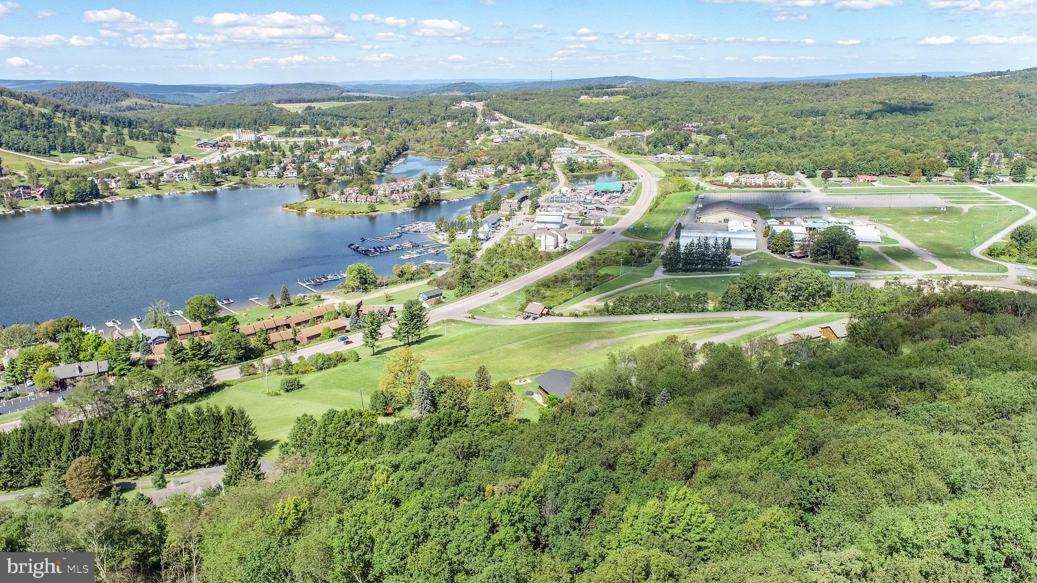 3 Fairgate Road McHenry, MD 21541 - Photo 26 of 33 an aerial view of residential houses with outdoor space and river