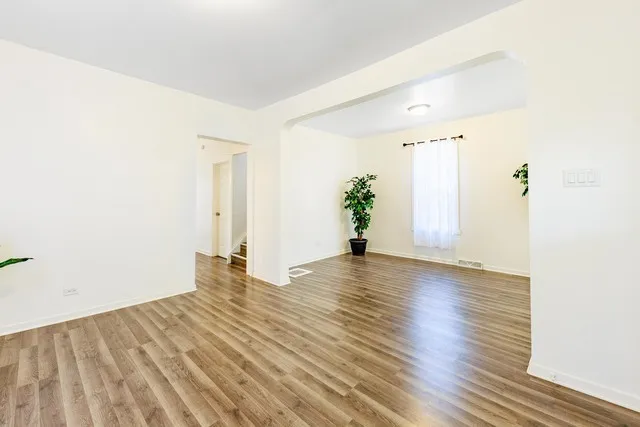 wooden floor in an empty room