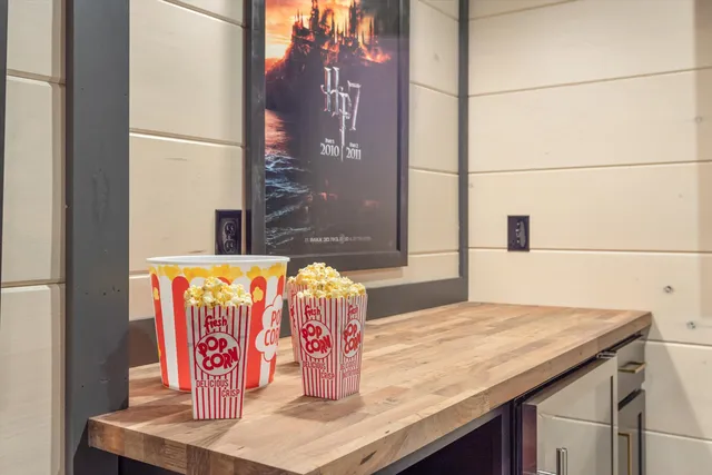 a bath room with window