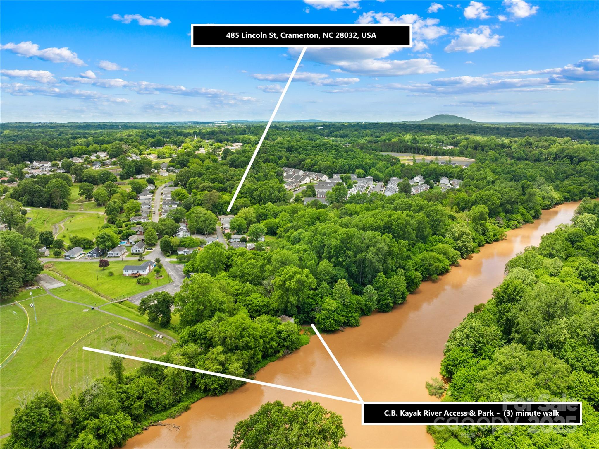 485 Lincoln Street Cramerton, NC 28032 - Photo 14 of 16 a view of a yard