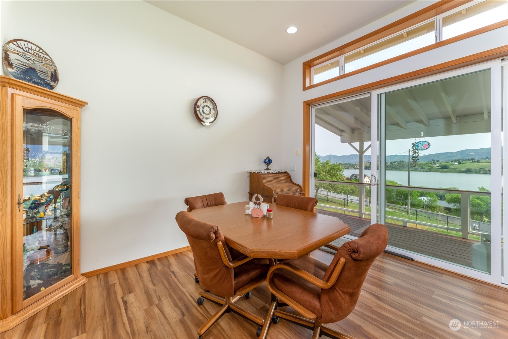 94 Shoemaker Road Manson, WA 98831 - Photo 9 of 37 a dining room with furniture and wooden floor