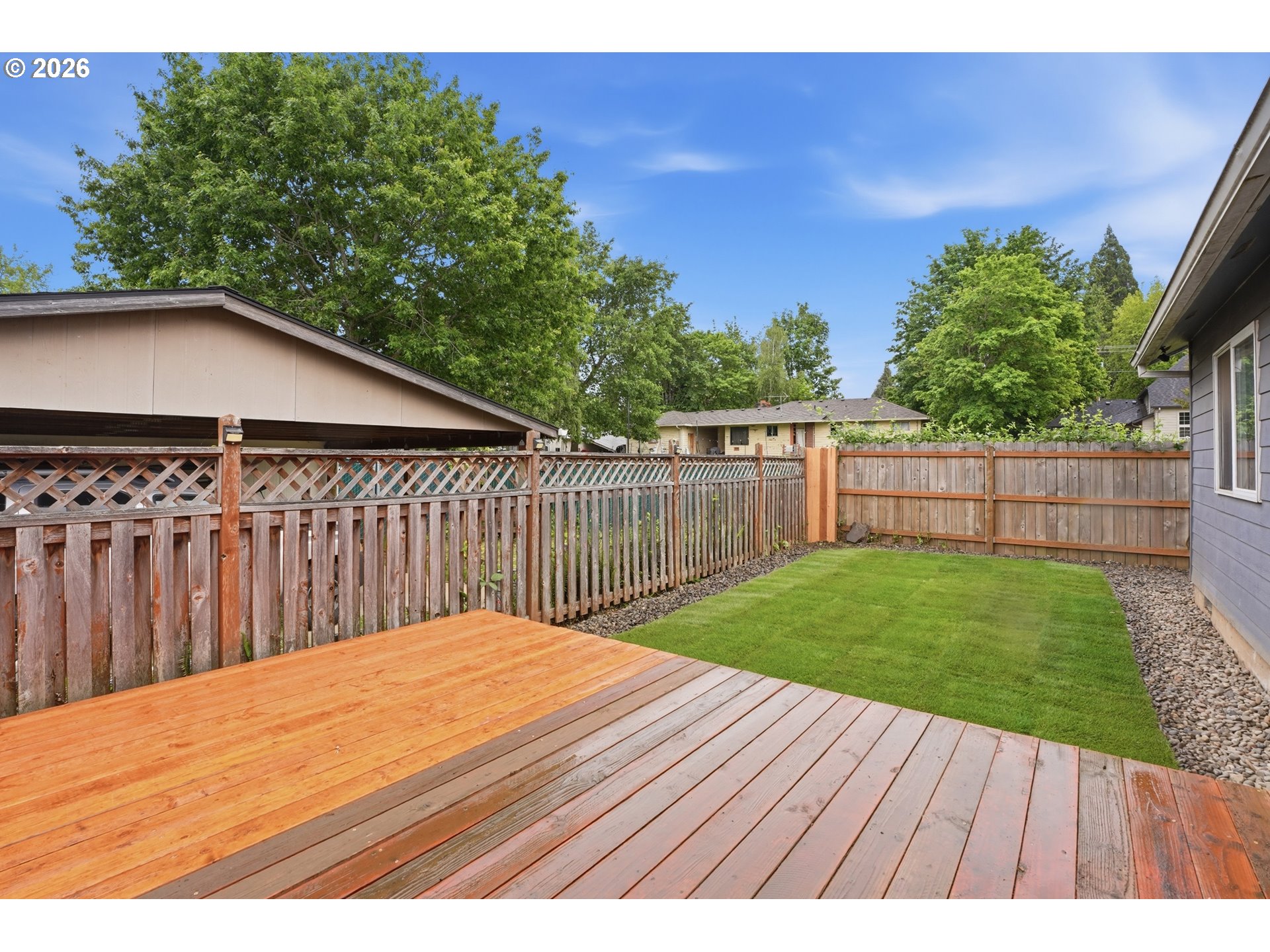 105 Toliver Road Molalla, OR 97038 - Photo 23 of 34 a view of a wooden deck
