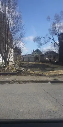 a view of a yard with an outdoor space
