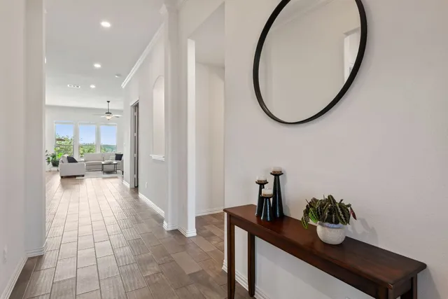 a view of a living room and window