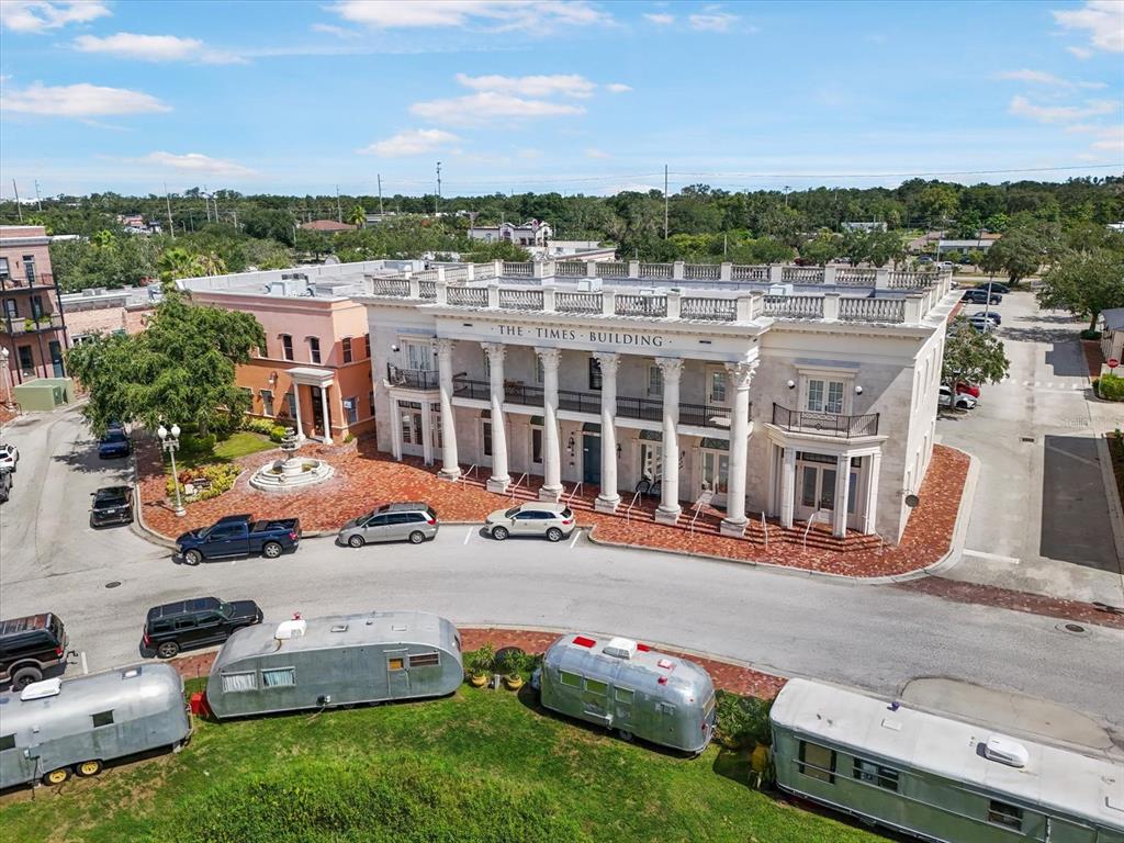 6142 Hadley Commons Drive Riverview, FL 33578 - Photo 26 of 29 an aerial view of a house with garden space and street view