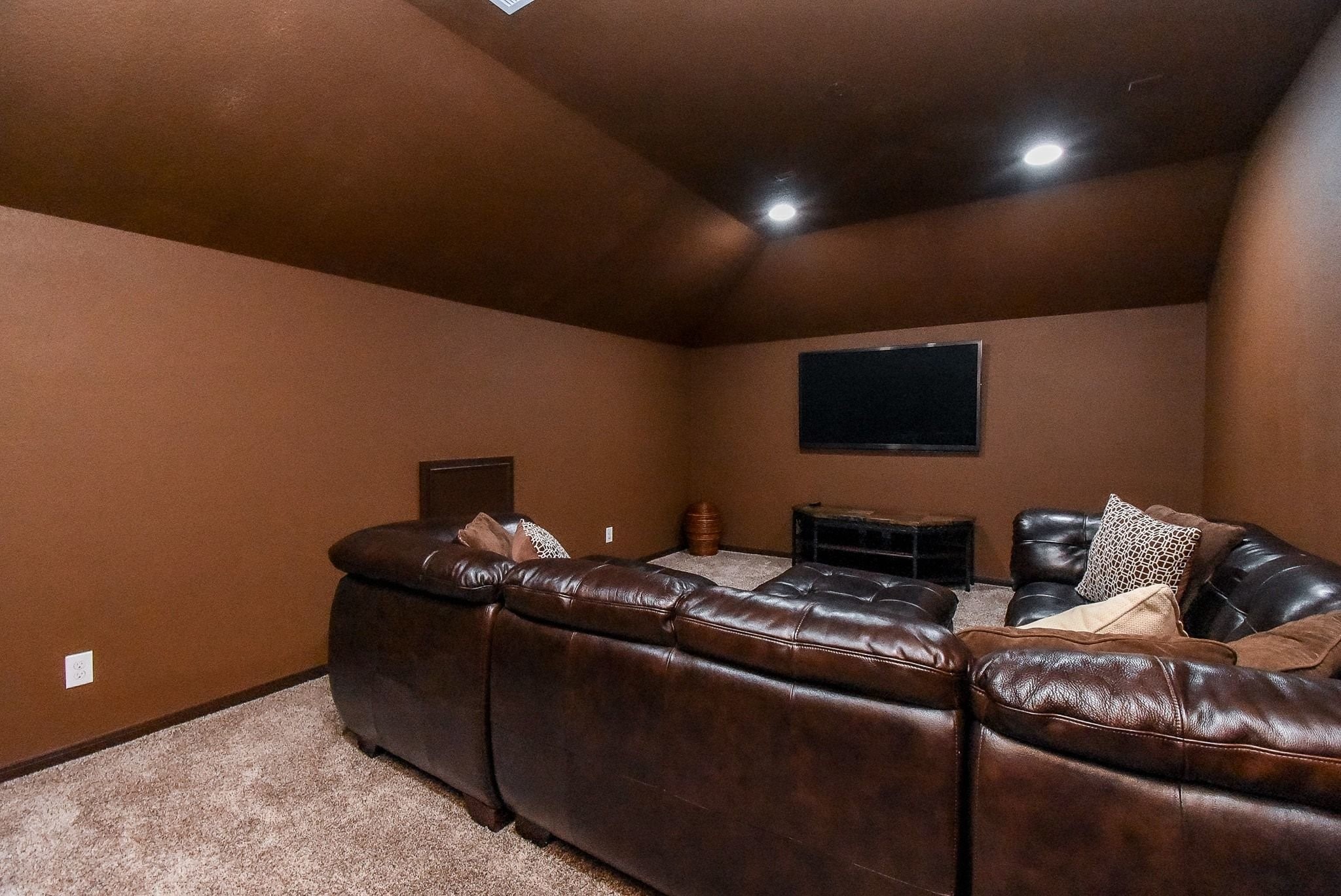 27607 Macklind Ridge Lane Katy, TX 77494 - Photo 38 of 50 Dark media room ready for movie nights. TV to stay (Furniture negotiable), wired for speakers.