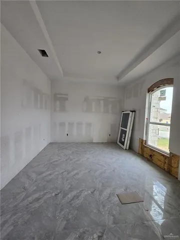 a view of a room with window