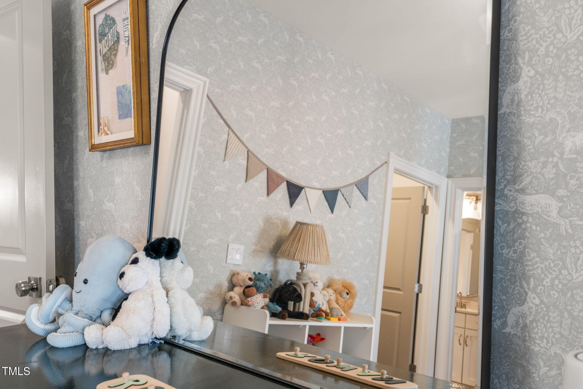 2105 Gardenbrook Drive Raleigh, NC 27606 - Photo 47 of 86 a bathroom with a sink and mirror with window