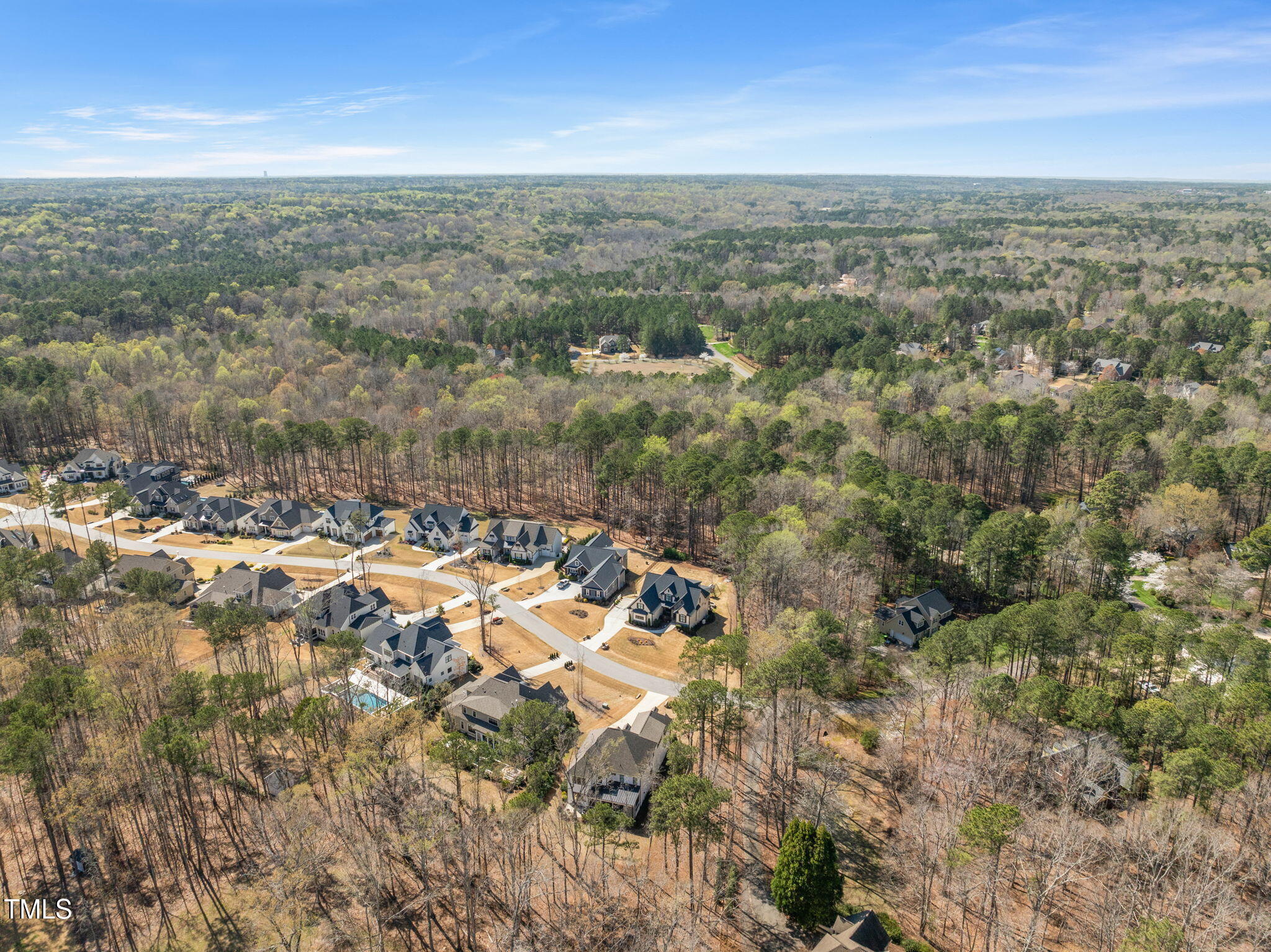 2105 Gardenbrook Drive Raleigh, NC 27606 - Photo 69 of 86 an aerial view of residential houses with outdoor space