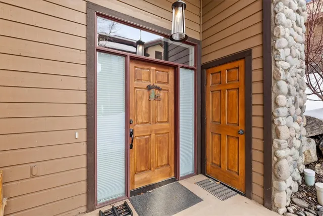 a view of an entryway with staircase
