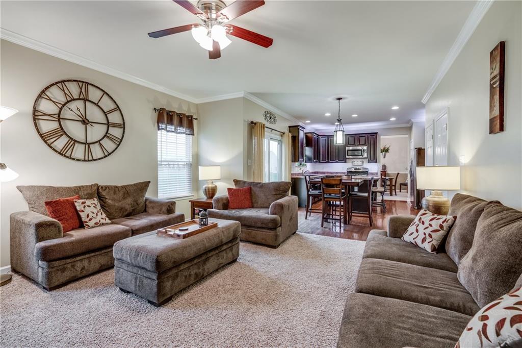 2018 Eagle Ridge Drive Valencia, PA 16059 - Photo 4 of 25 The open concept family room and kitchen offers a great place to entertain.