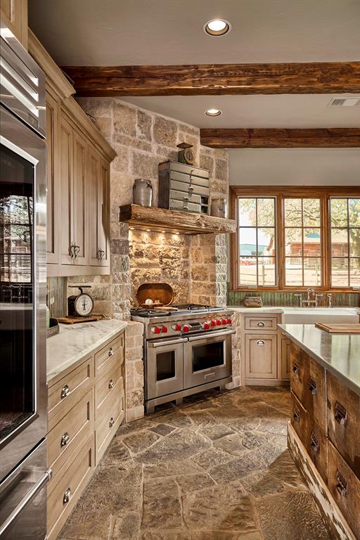 4951 Bridle Bit Road Flower Mound, TX 75022 - Photo 15 of 33 6-burner wolf range with griddle.