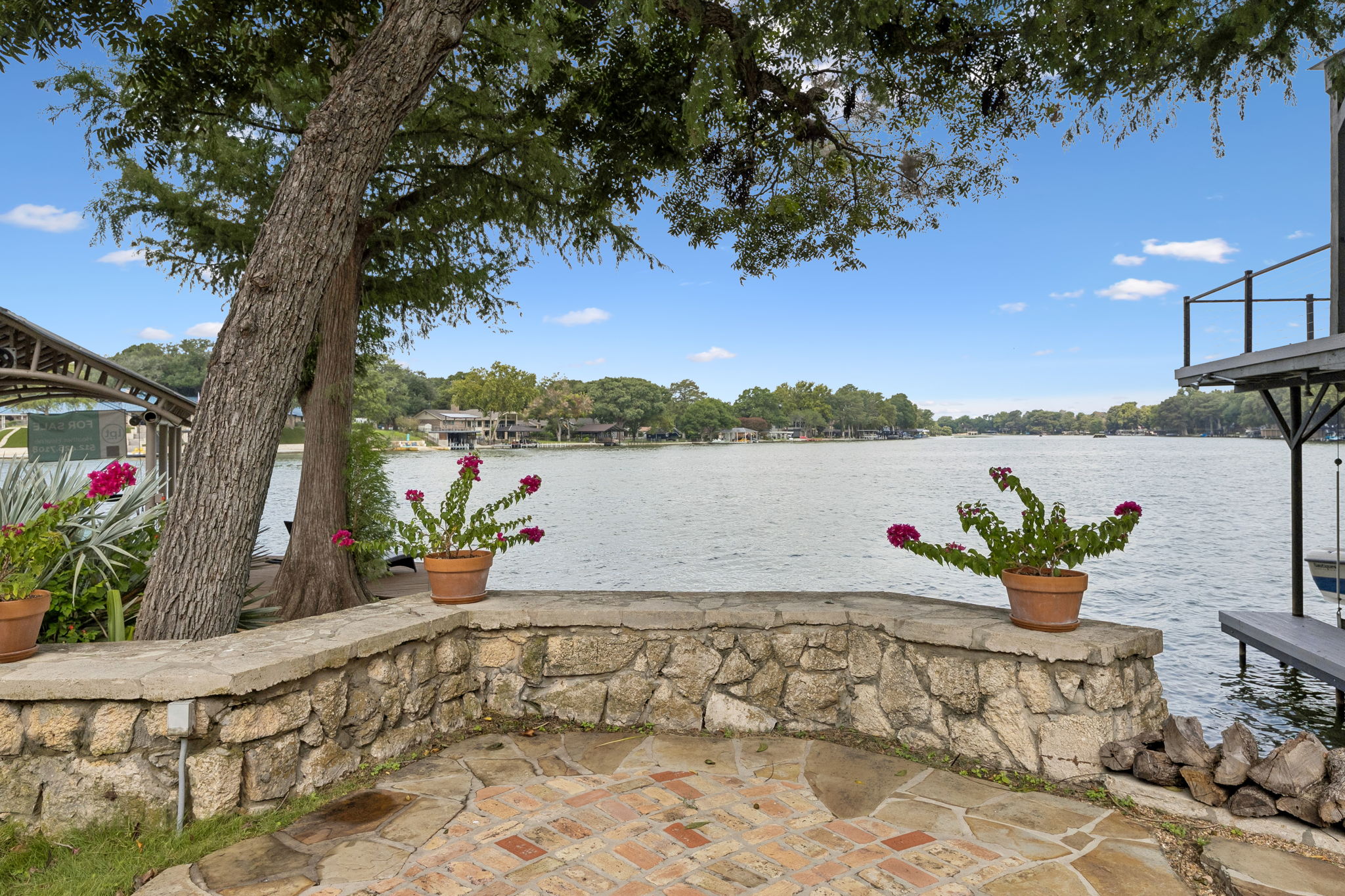1807 Terminal Loop Road McQueeney, TX 78123 - Photo 37 of 40 Terraced patio with firepit.