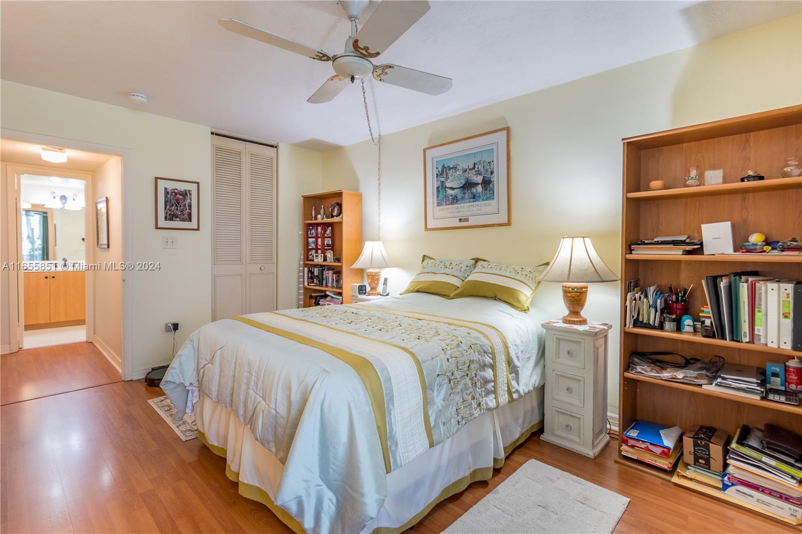 1670 Bay Road, Unit 2E Miami Beach, FL 33139 - Photo 4 of 27 Spacious bedroom with two closets