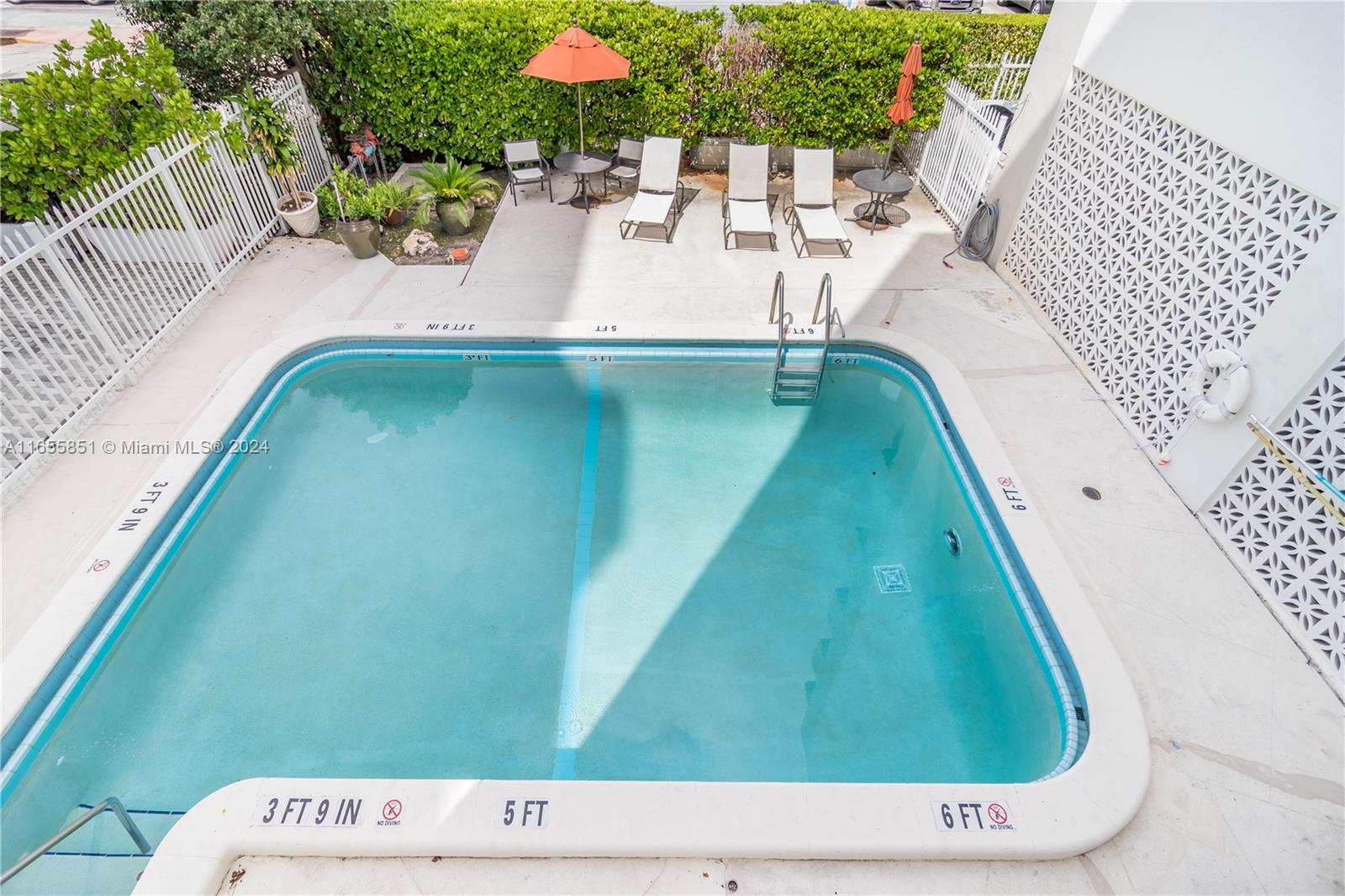 1670 Bay Road, Unit 2E Miami Beach, FL 33139 - Photo 7 of 27 Tranquil swimming pool