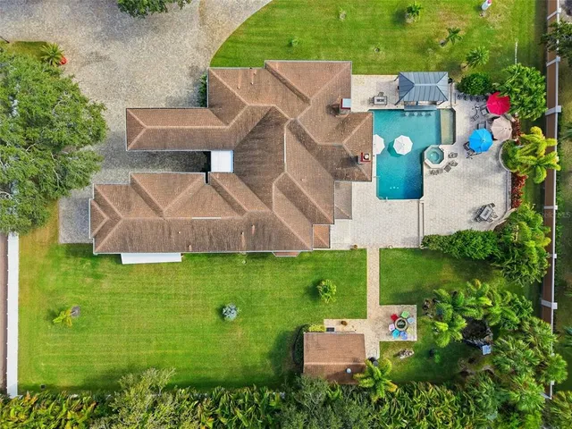 swimming pool with outdoor seating