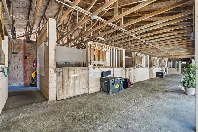 a backyard of a house