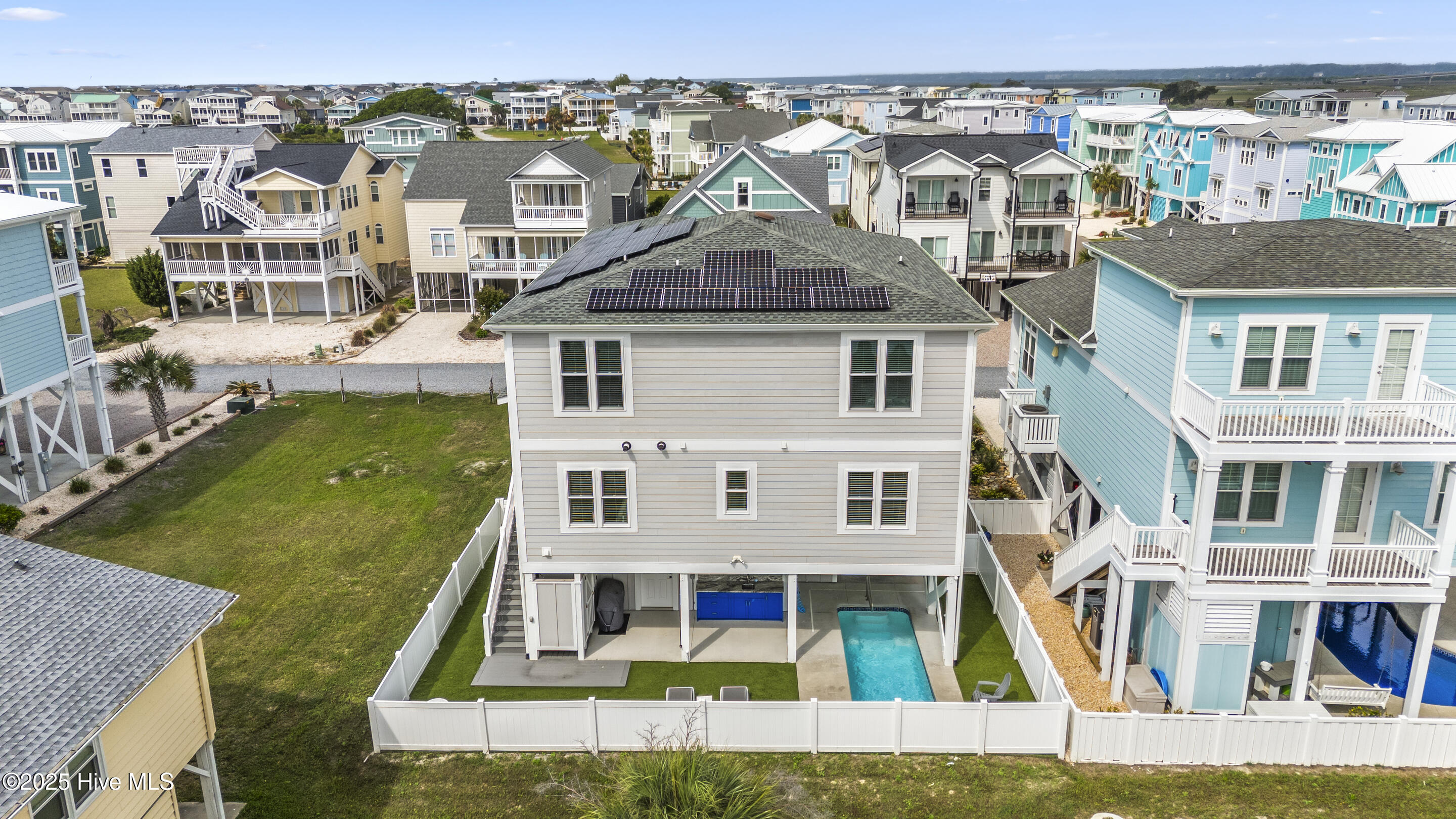 403 17th Street Sunset Beach, NC 28468 - Photo 55 of 58 Fenced, turfed backyard