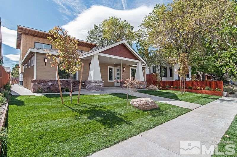 74 Caliente Street Reno, NV 89509 - Photo 1 of 13 a front view of a house with a yard and porch