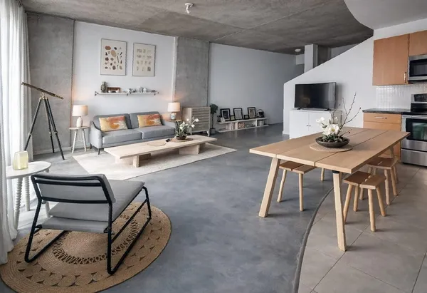 a view of a glass door of a house