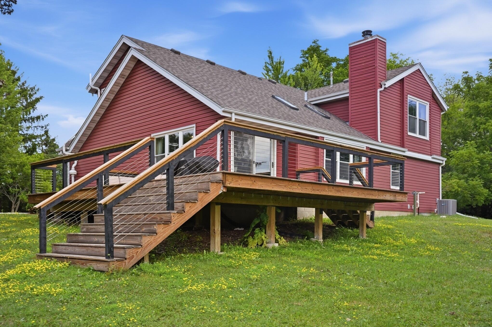 3725 South Joseph Road New Berlin, WI 53151 - Photo 64 of 83 68_Deck_Stairs