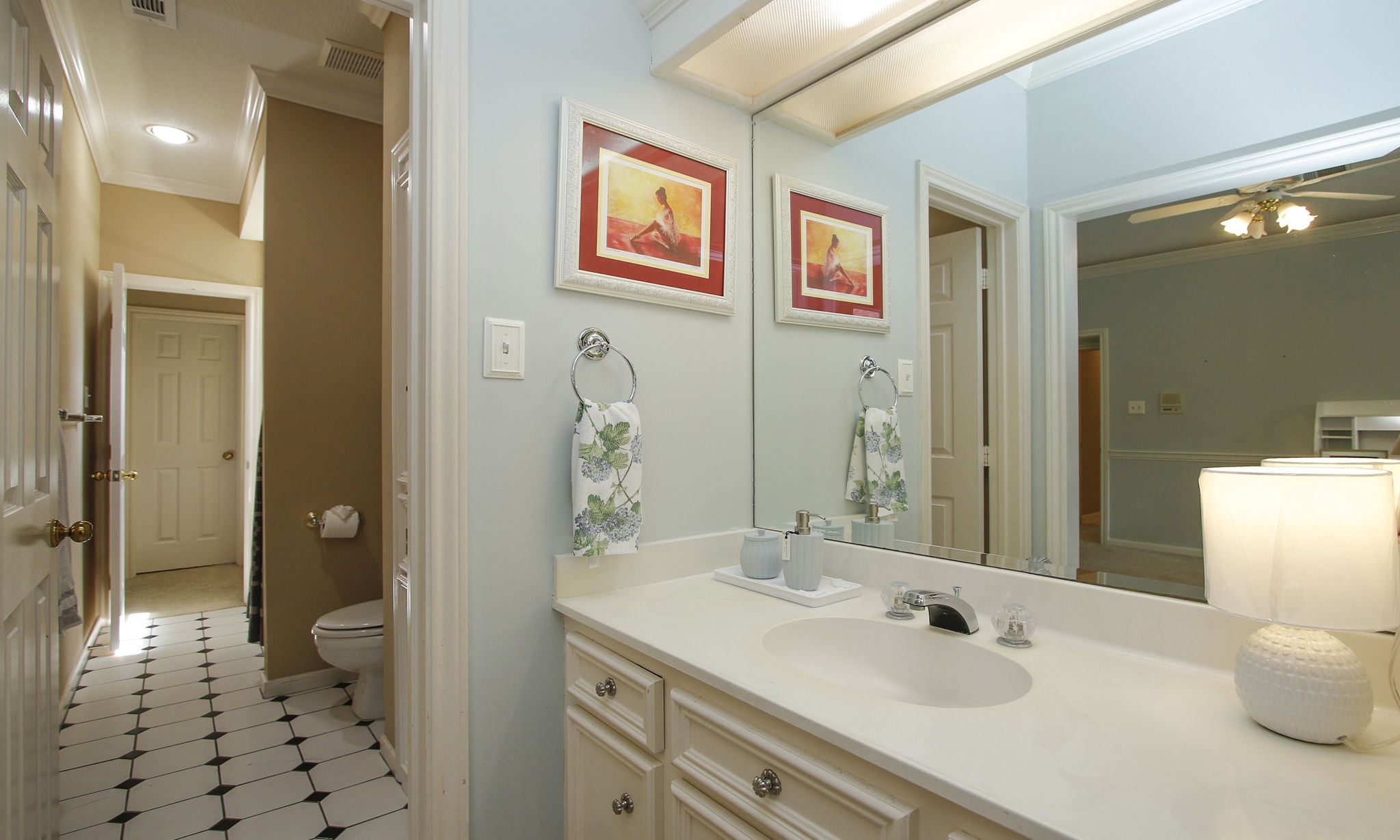 15923 Harwick Drive Spring, TX 77379 - Photo 41 of 50 This is one sink in the Jack and Jill bathroom accessible to the blue bedroom.