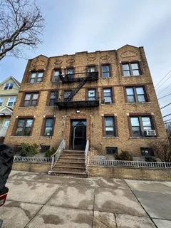 a front view of a building