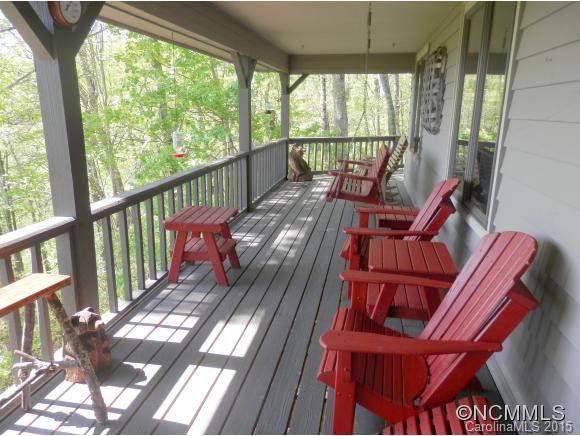 900 Mountain Cove Road Waynesville, NC 28786 - Photo 7 of 24 a view of balcony with furniture