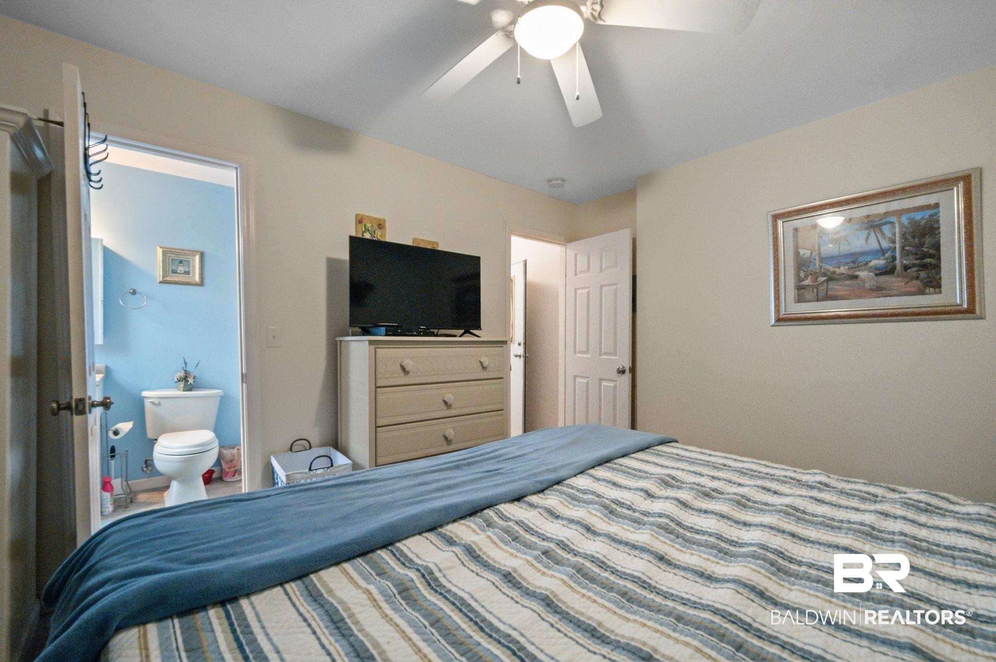 24711 County Road 20, Unit A11 Elberta, AL 36530 - Photo 16 of 35 Bedroom featuring ceiling fan