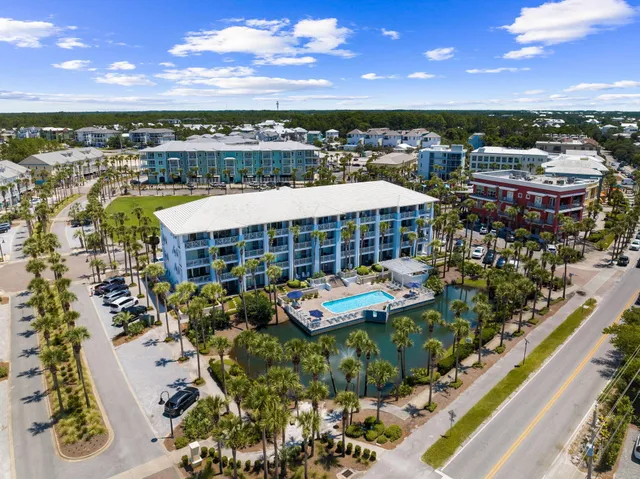 a view of a city with tall buildings