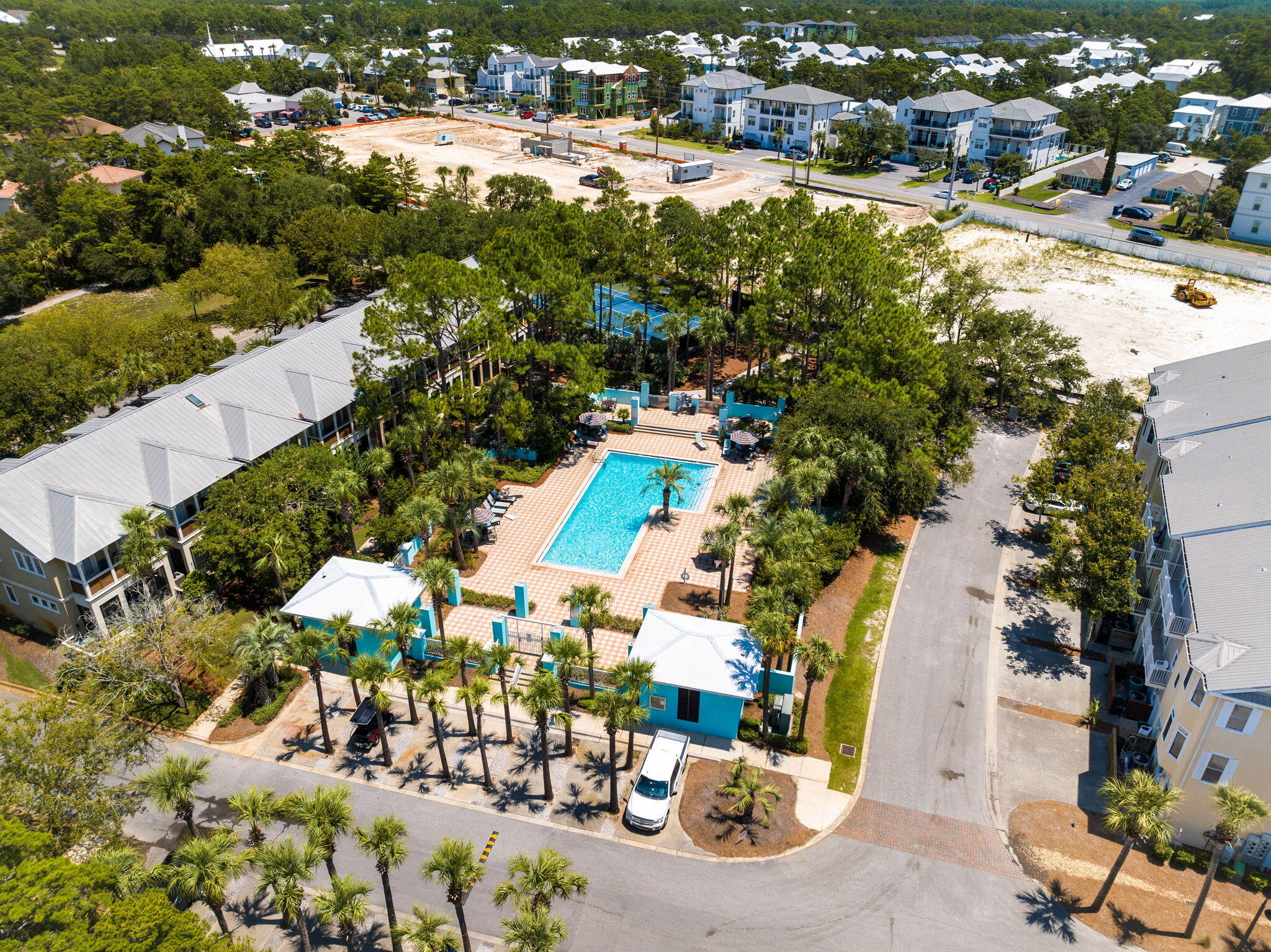 145 Spires Lane, Unit 205 Santa Rosa Beach, FL 32459 - Photo 32 of 40 an aerial view of residential houses with outdoor space