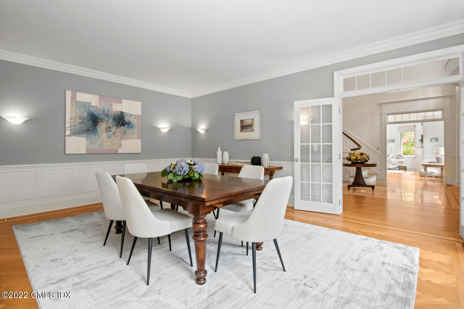 57 Partridge Hollow Road Greenwich, CT 06831 - Photo 16 of 102 a view of a dining room with furniture