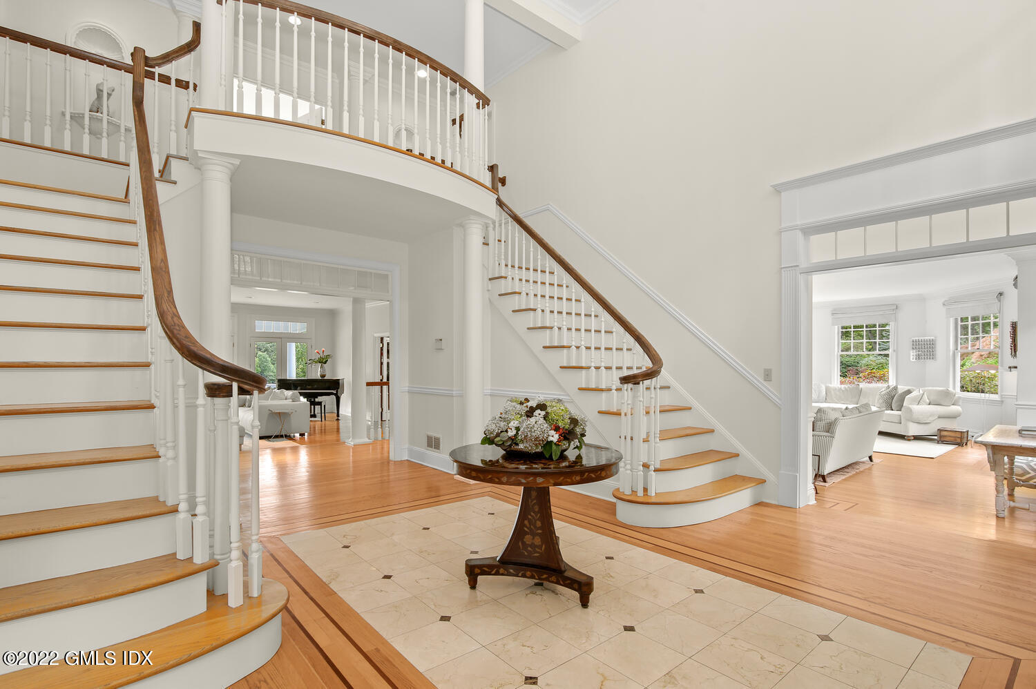57 Partridge Hollow Road Greenwich, CT 06831 - Photo 19 of 102 Entrance Hall to Living Room