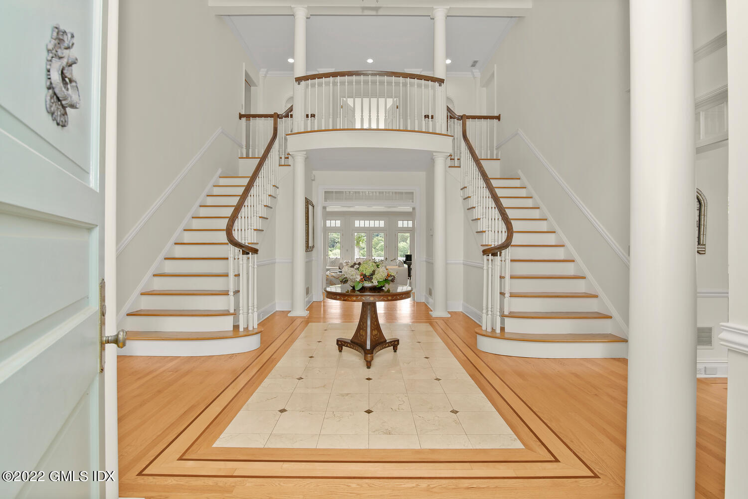 57 Partridge Hollow Road Greenwich, CT 06831 - Photo 34 of 102 Butterfly Staircase to 2nd Floor