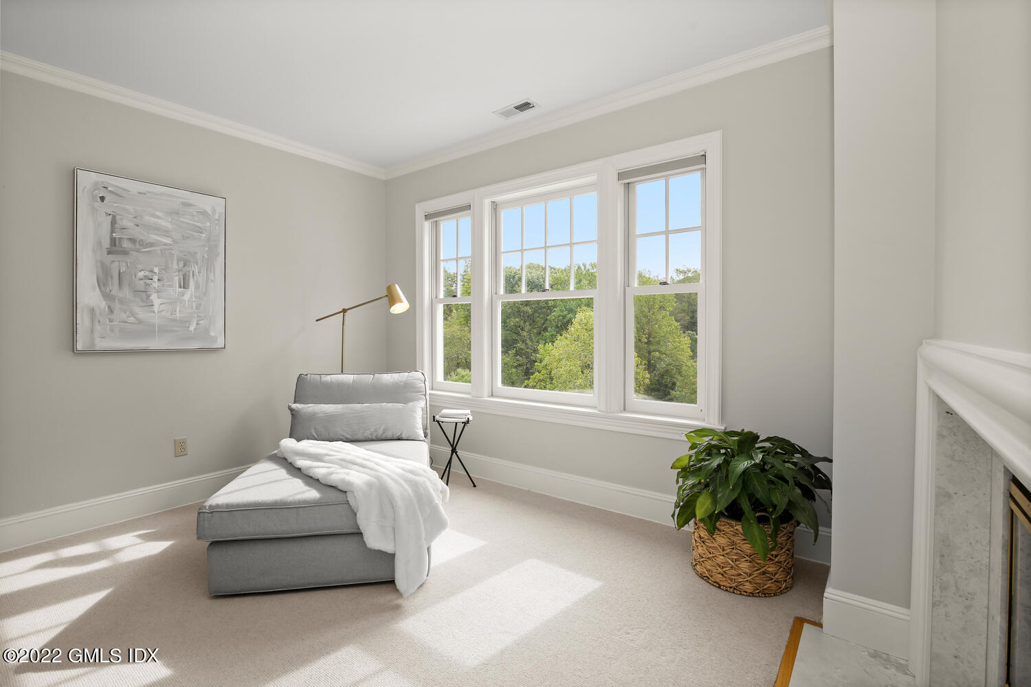 57 Partridge Hollow Road Greenwich, CT 06831 - Photo 41 of 102 a living room with furniture and a large window