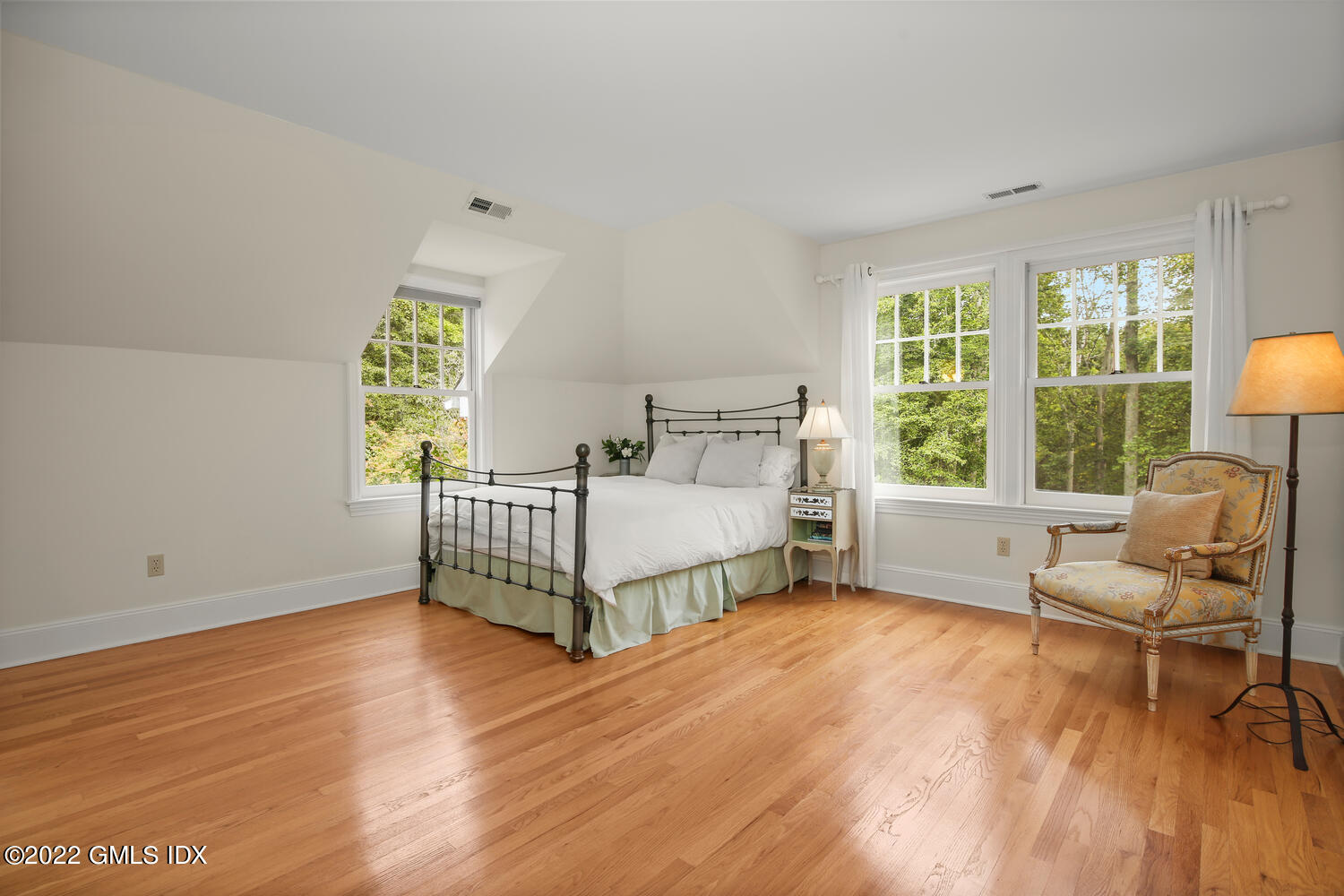 57 Partridge Hollow Road Greenwich, CT 06831 - Photo 50 of 102 a bedroom with a bed and a window