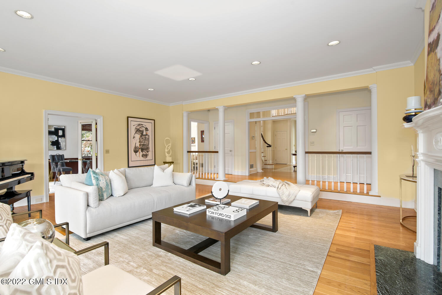 57 Partridge Hollow Road Greenwich, CT 06831 - Photo 10 of 102 a living room with furniture and a table
