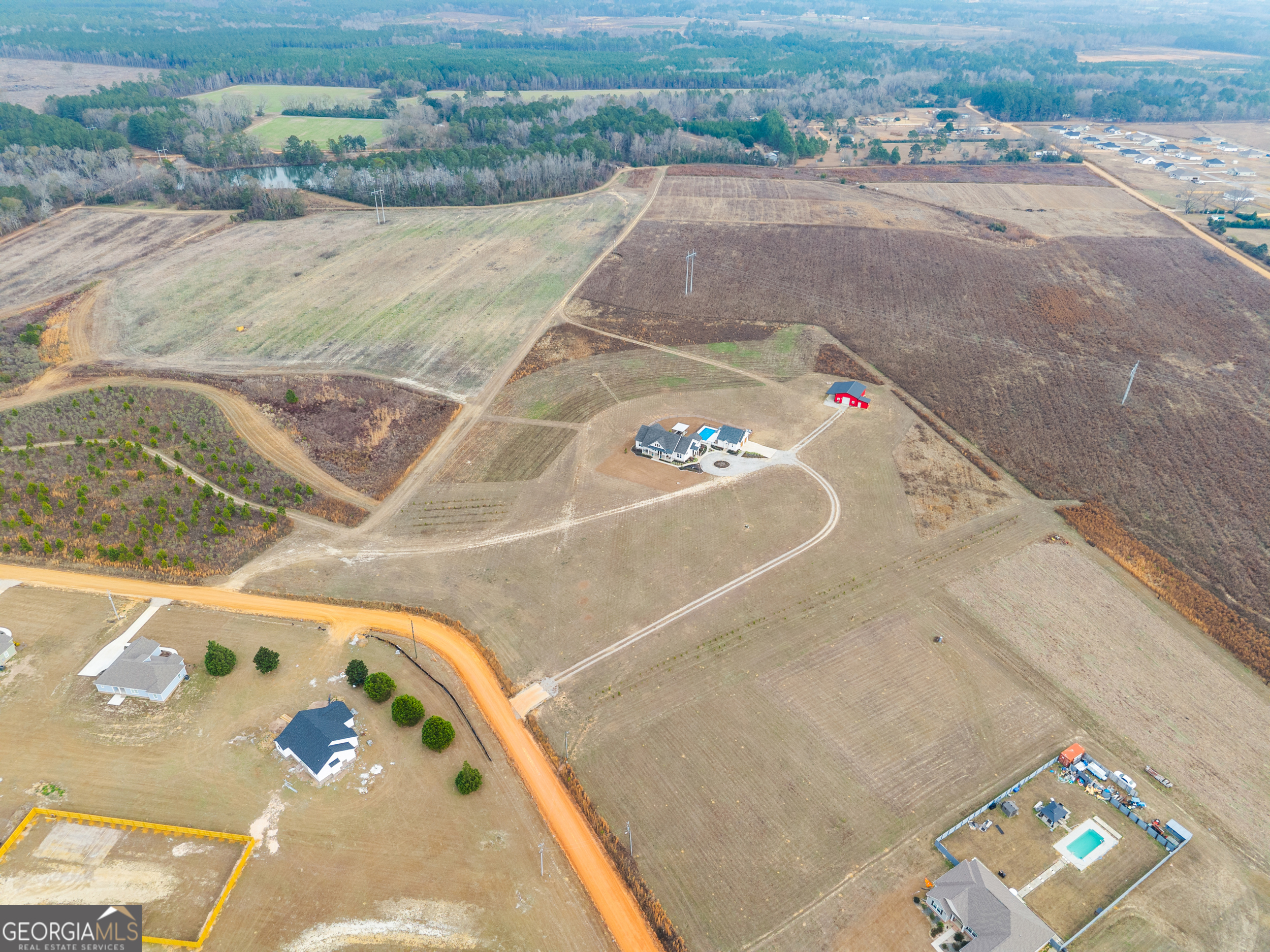 430 Jack Kennedy Road Statesboro, GA 30458 - Photo 41 of 44 an aerial view of a tennis court