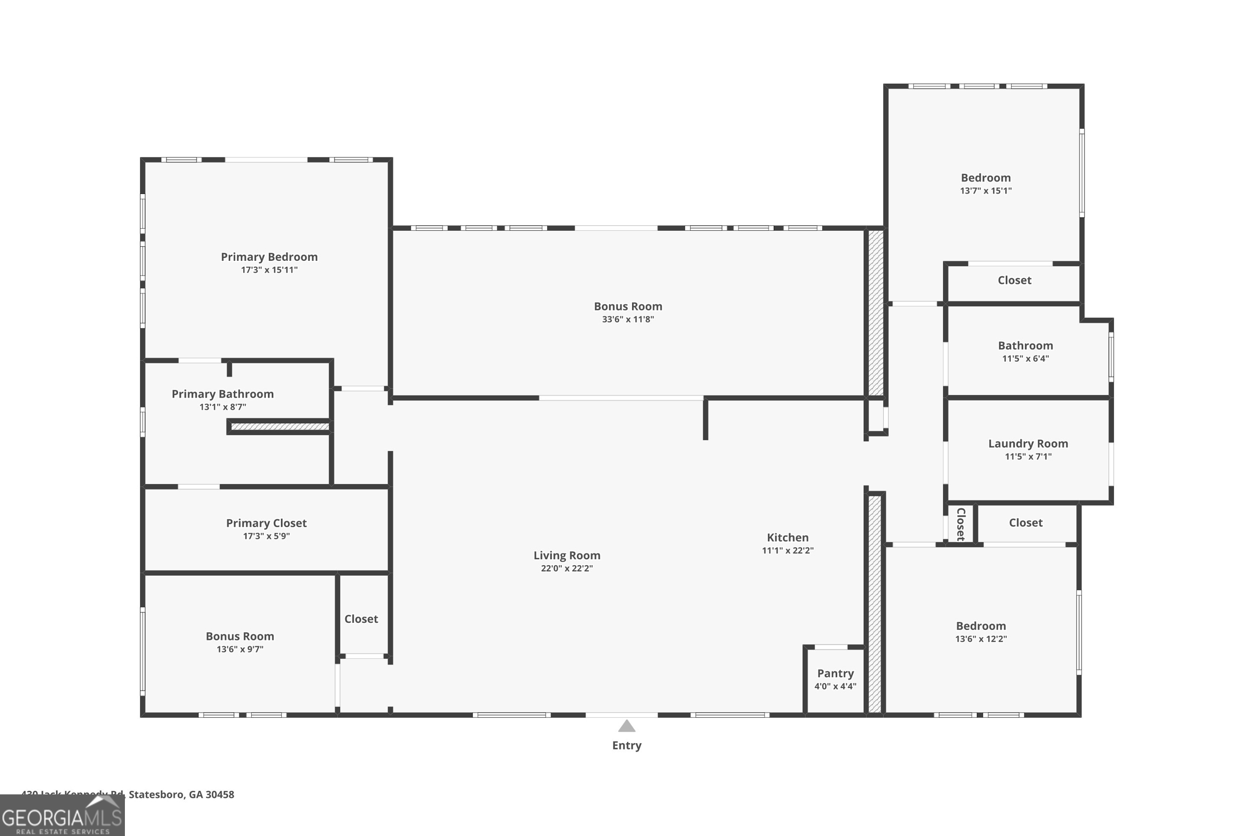 430 Jack Kennedy Road Statesboro, GA 30458 - Photo 44 of 44 a picture of a bathroom with a shower