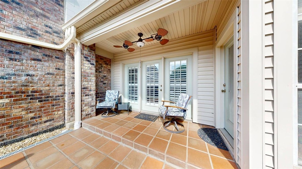 705 Walker Street Bryan, TX 77802 - Photo 31 of 46 a view of a balcony with a lounge chair